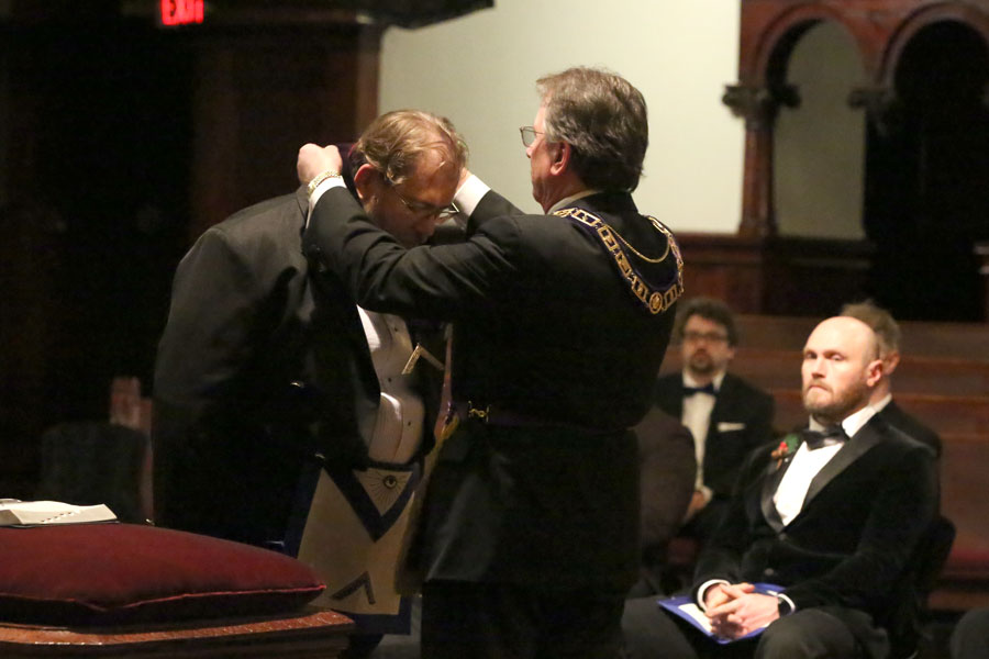 Receiving the Master's jewel